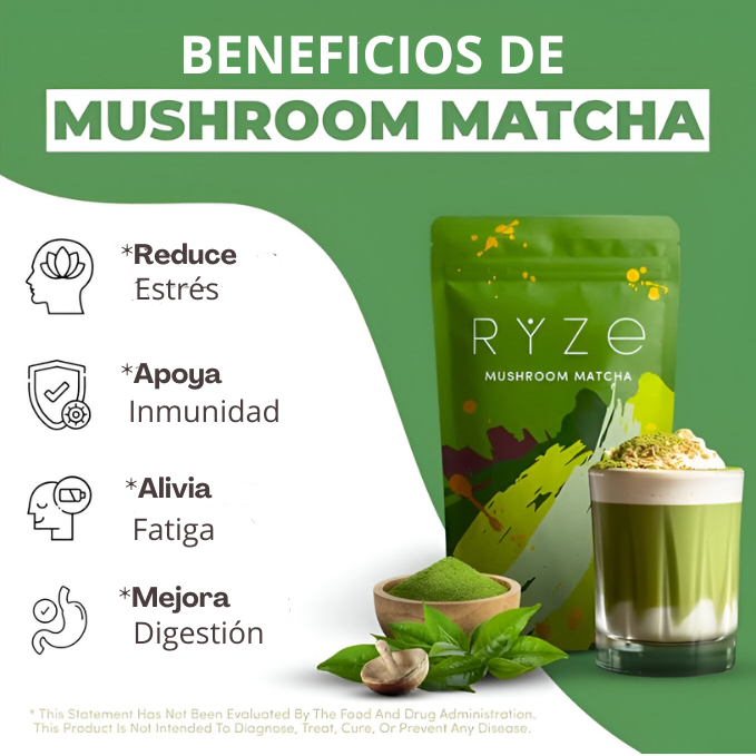 Ryze™ - Matcha Japones que reduce el estrés