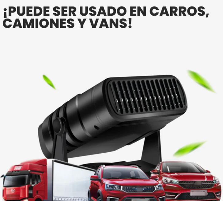 TurboClima™: Ventilador potente para autos