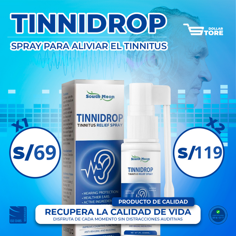 TinniDrop™ - Alivio Inmediato Contra la Migraña y la Tinnitus