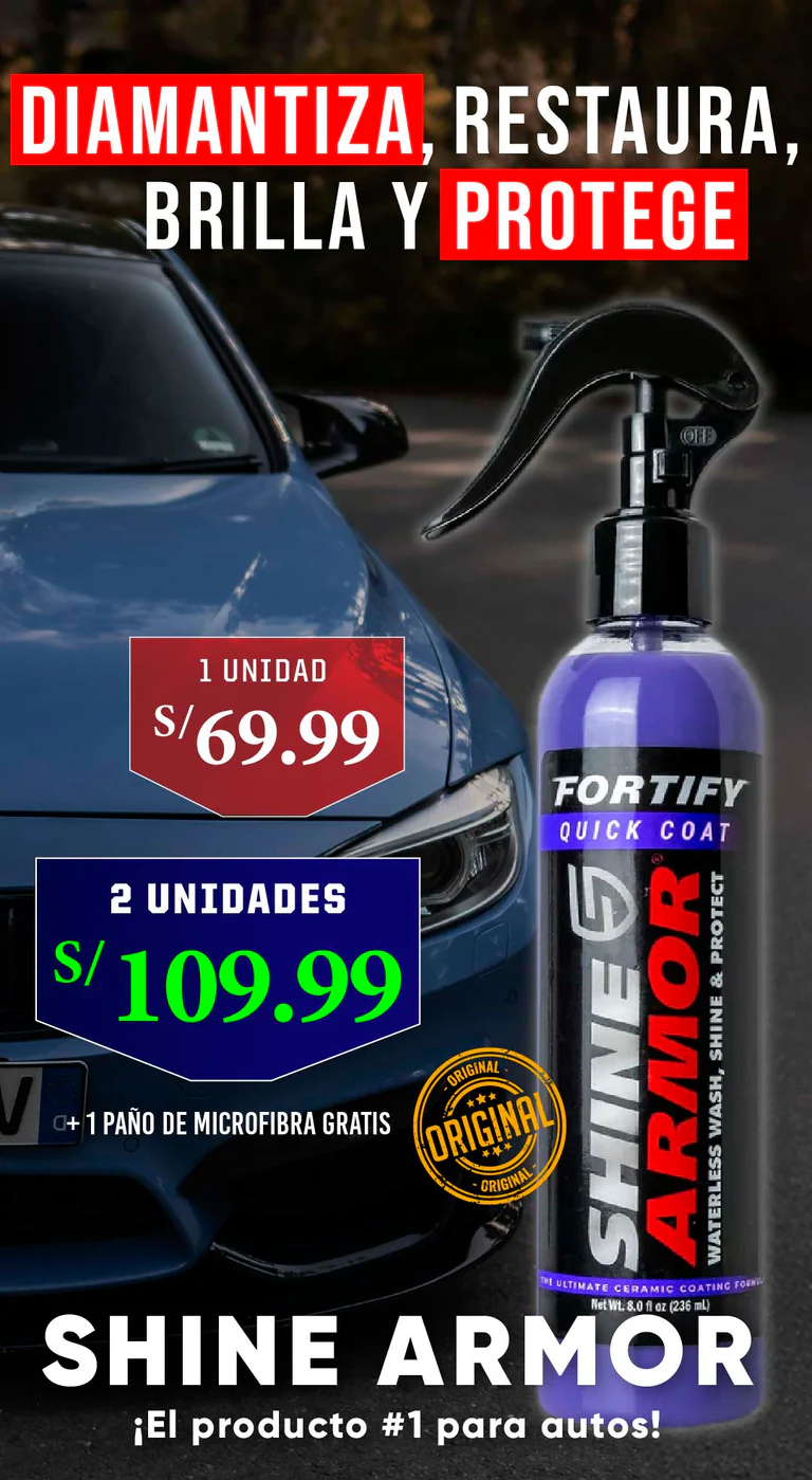 ShineArmor™ - Protección  Hidrofóbica para tu auto