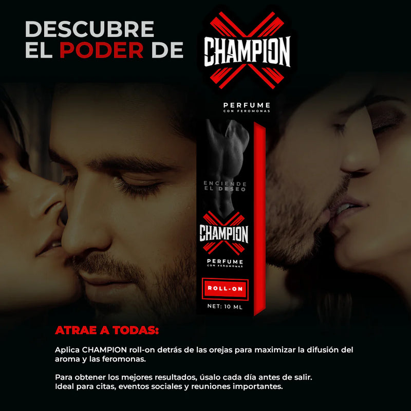 ChampionSeducción™ – Loción con feromonas